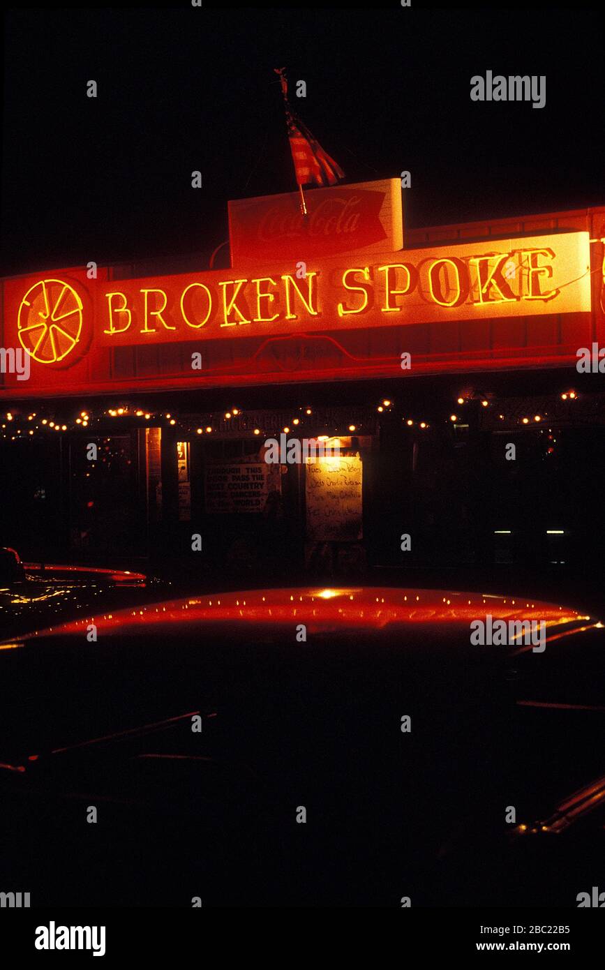 Broken Spoke Country Music Club à Austin, Texas, États-Unis. 1995 Banque D'Images