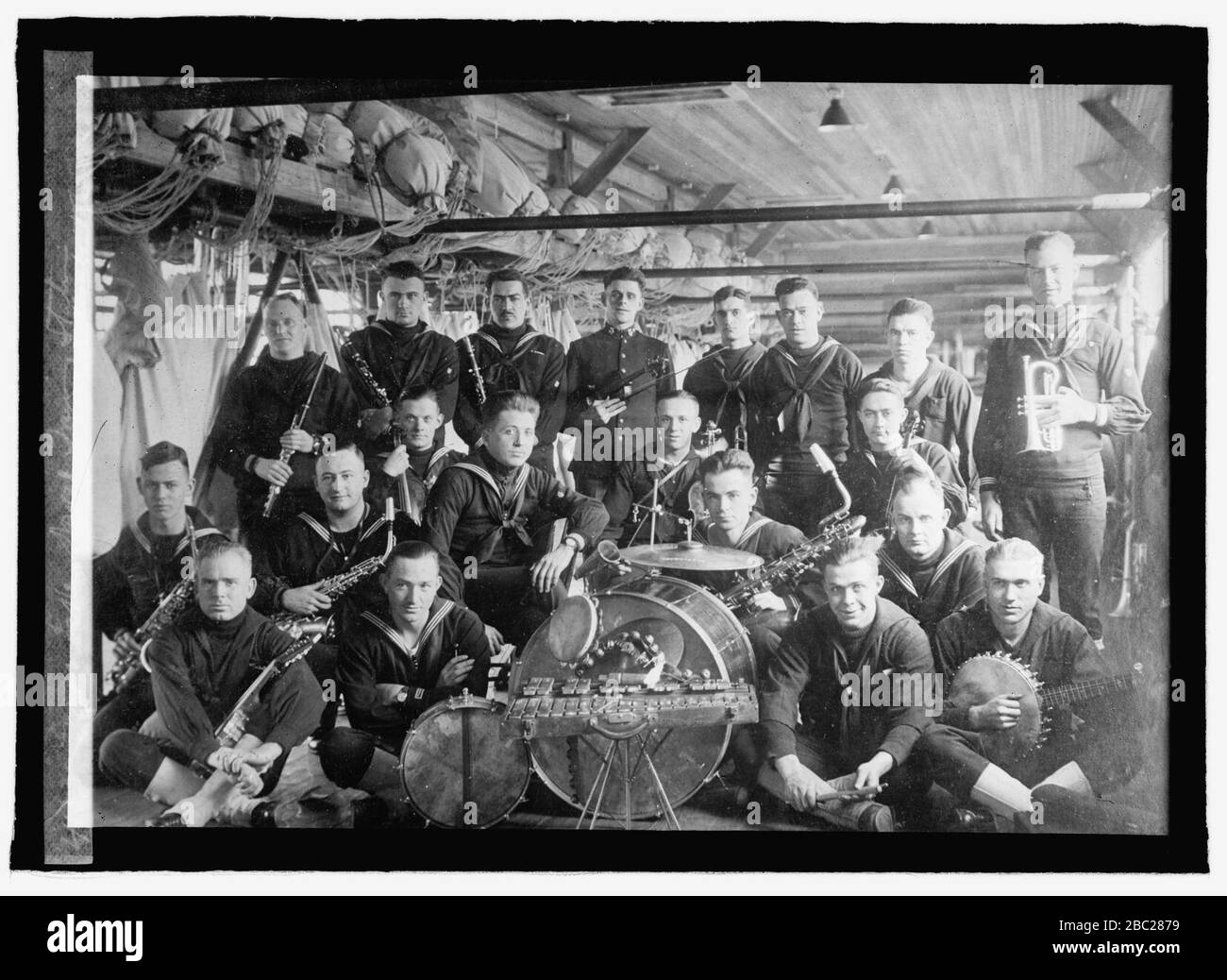 Orchestre de la station d'entraînement navale de Great Lakes Banque D'Images