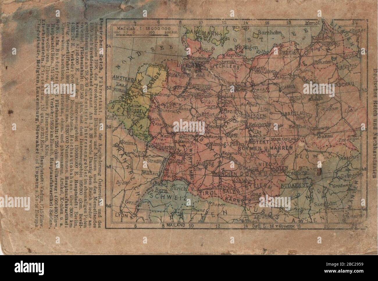 Grand Reich allemand. Banque D'Images