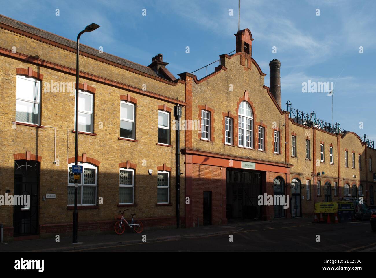 W & G du Cros Limited car Factory Warple Mews Warple Way, East Acton, Londres, Banque D'Images