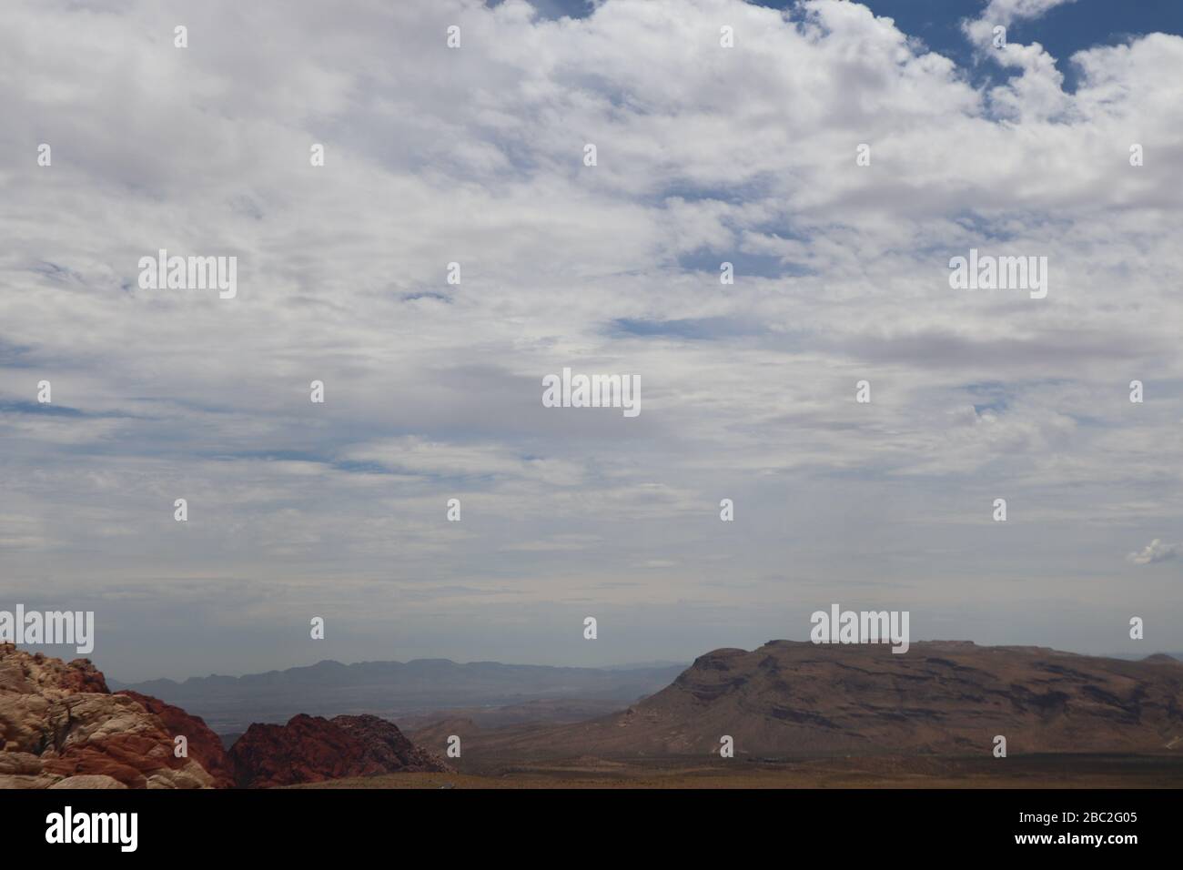 Une photo des rochers du Red Rock Canyon Banque D'Images