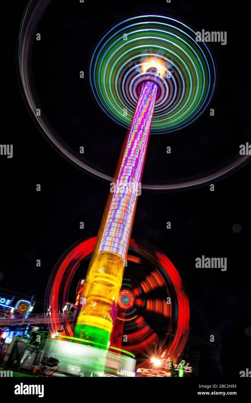 Feux de la foire du comté d'Alameda Banque D'Images