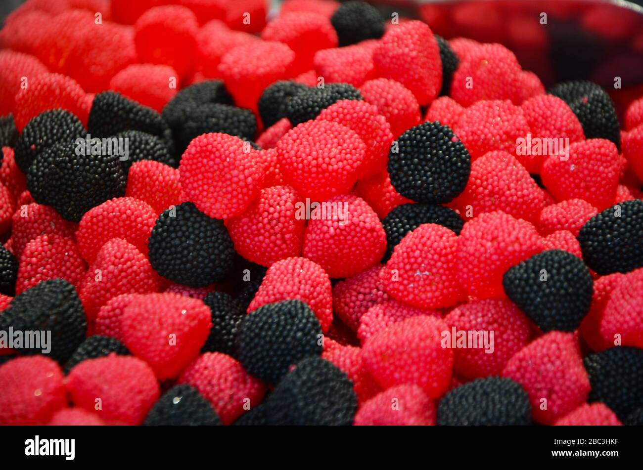 vues rapprochantes des bonbons artisanaux Banque D'Images