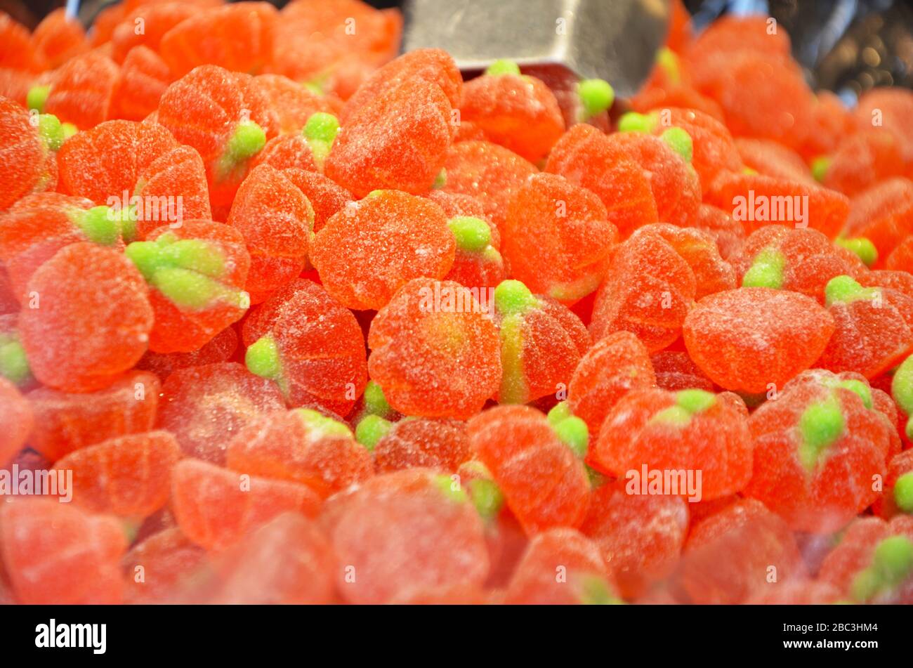 vues rapprochantes des bonbons artisanaux Banque D'Images