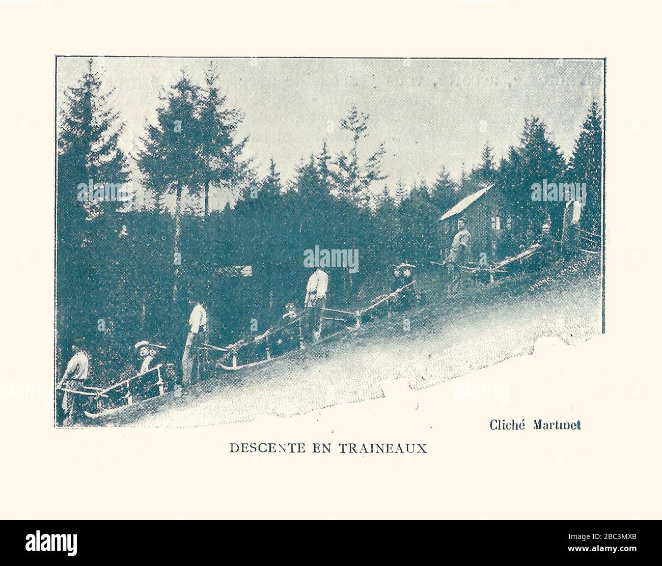 Guide d'Allevard-les-bains-1902-page 32. Banque D'Images