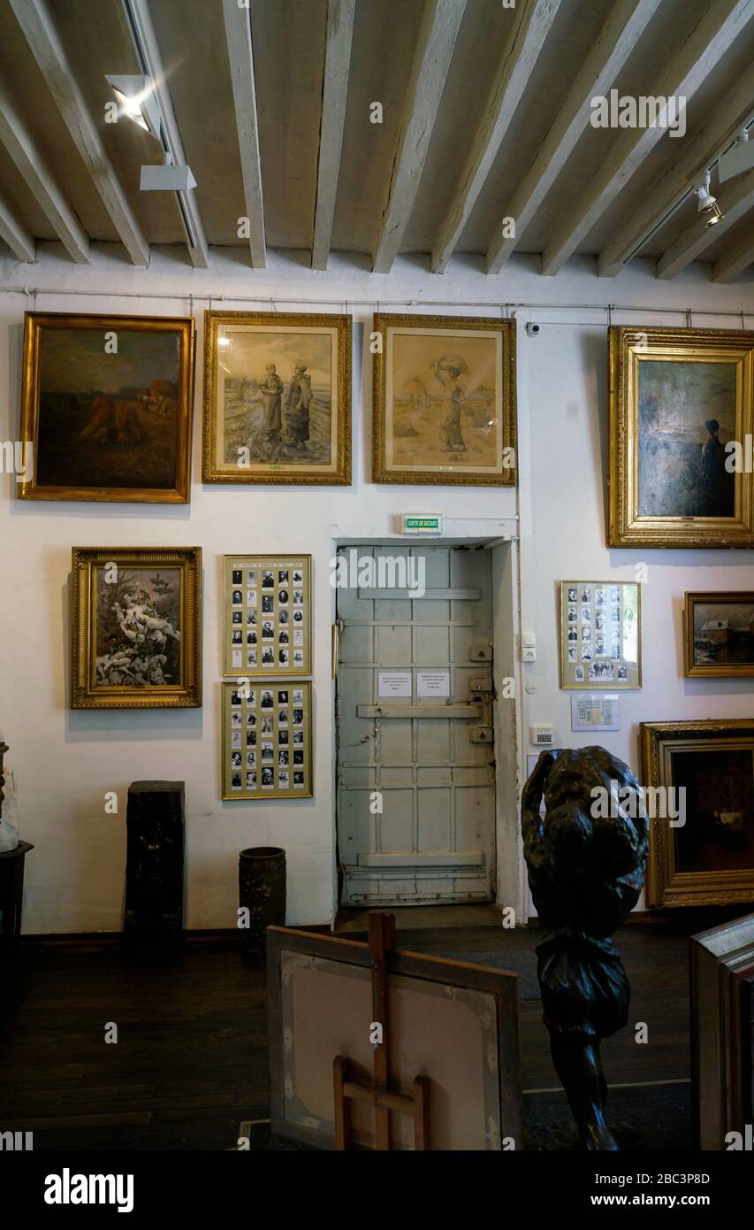 L'ancienne maison et studio de Jean-François Millet Masion et Atelier de Jean François Millet. Aujourd'hui une galerie d'art et un musée à Barbizon.Seine-et-Marne.France Banque D'Images