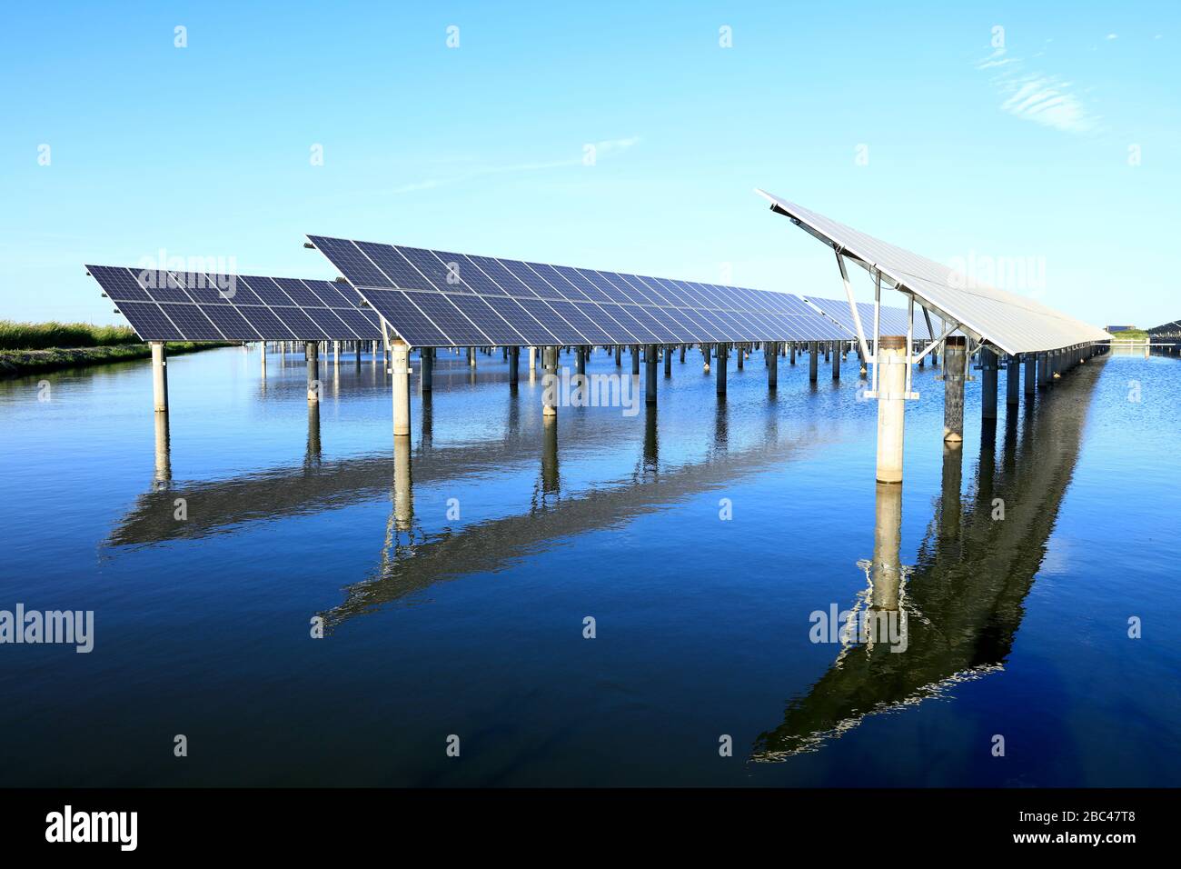 Système de production d'énergie solaire photovoltaïque ,système solaire photovoltaïque, système d'énergie photovoltaïque Banque D'Images