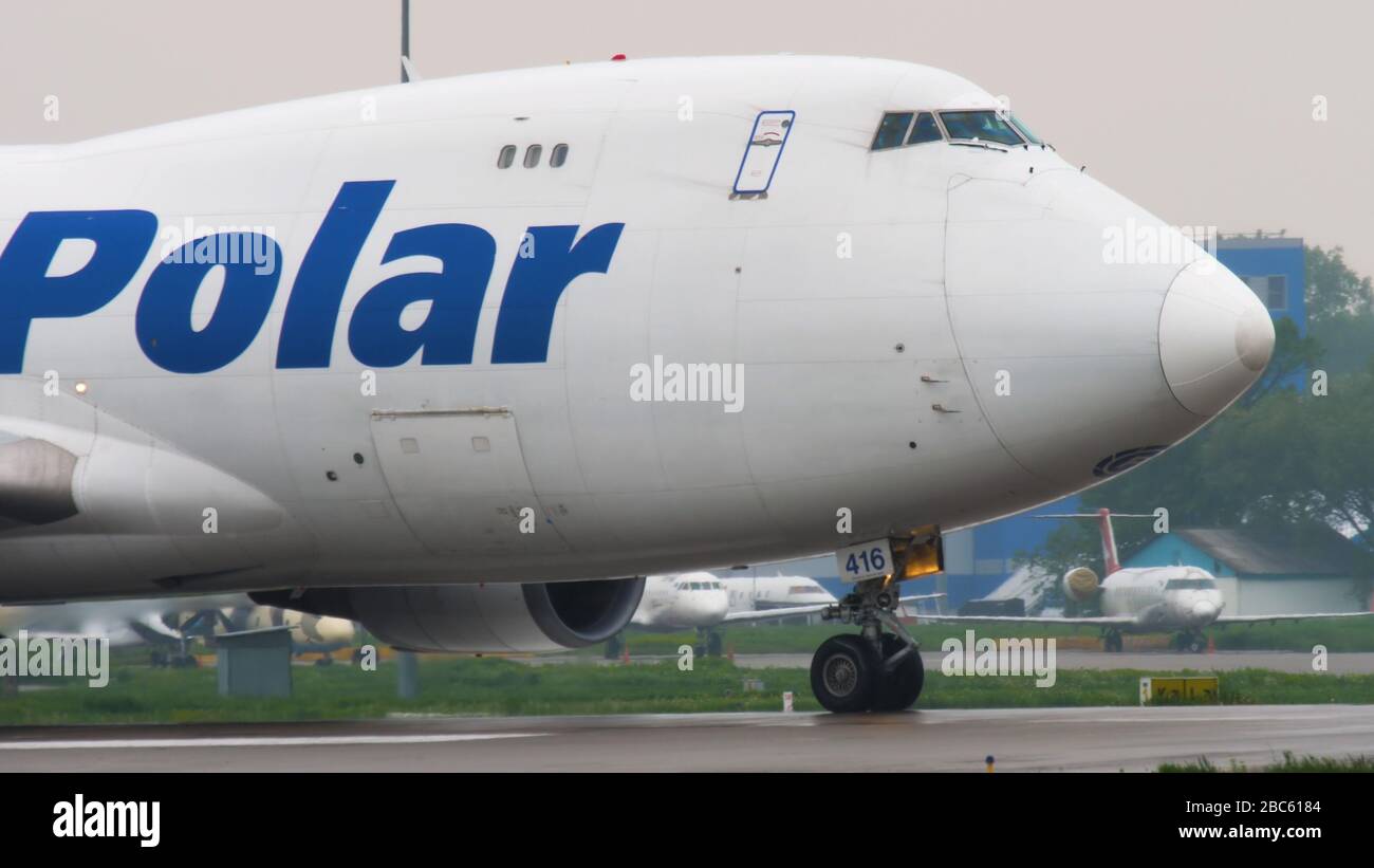 Photo Polar Air Boeing Banque D'Images