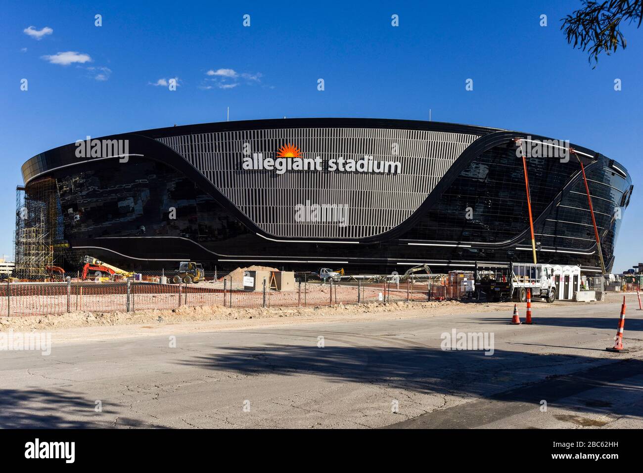 Stade Allegiant, stade des Raiders, Las Vegas, Nevada Banque D'Images