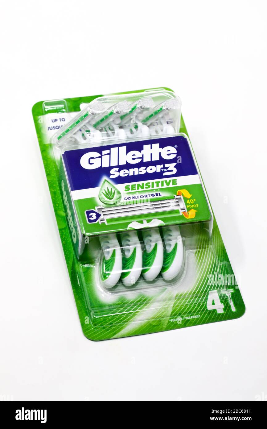 Capteur Gillette 3 Banque D'Images