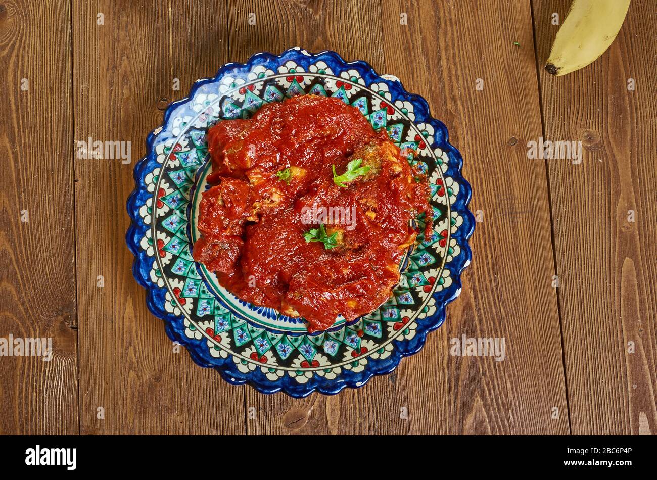 Ambulthiyal -curry de poisson sucré et acide Sri-lankais Banque D'Images