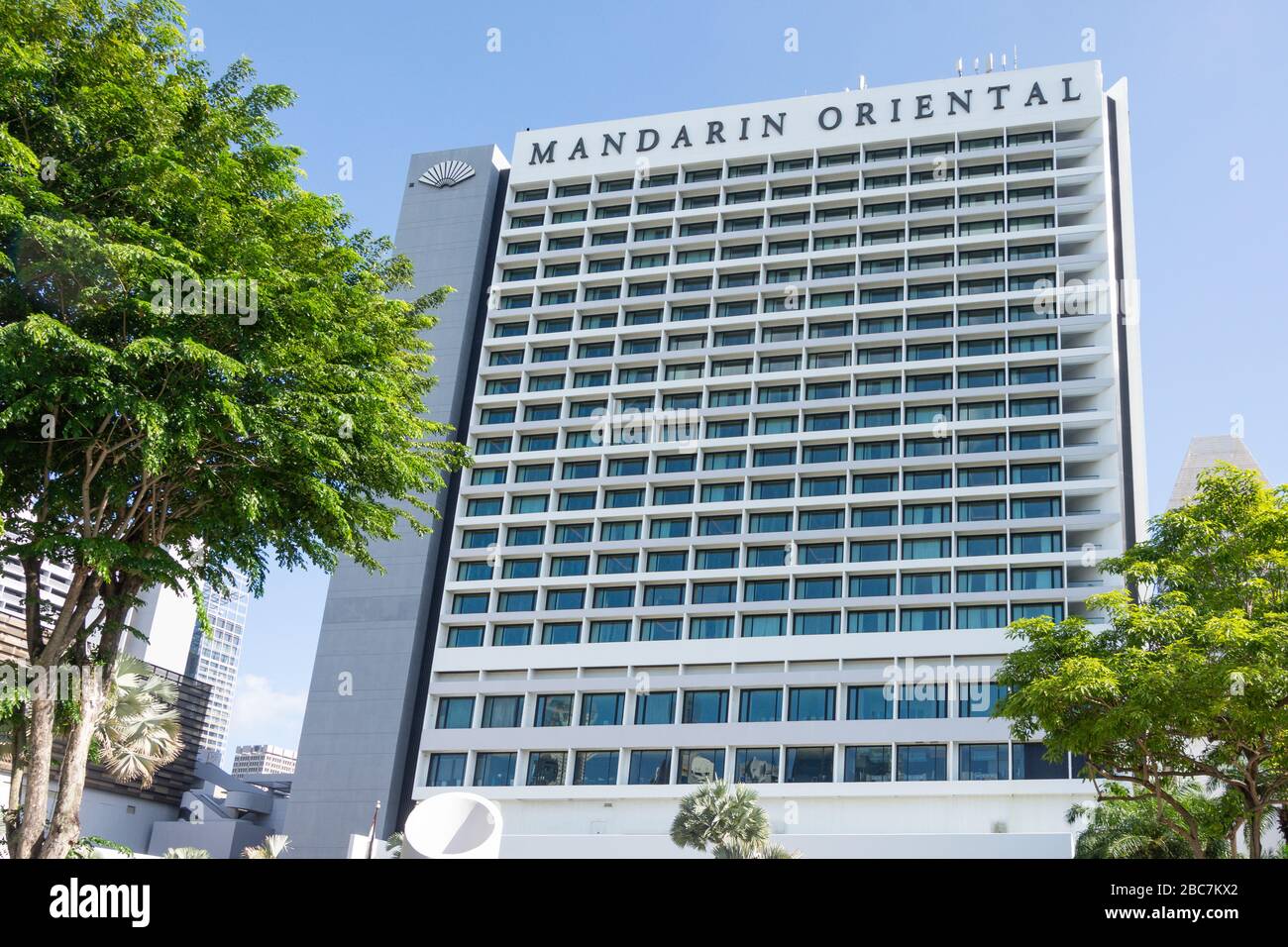 Hôtel Mandarin Oriental, Singapour, Marina Square, Raffles Avenue, quartier civique, quartier central, Singapour Banque D'Images