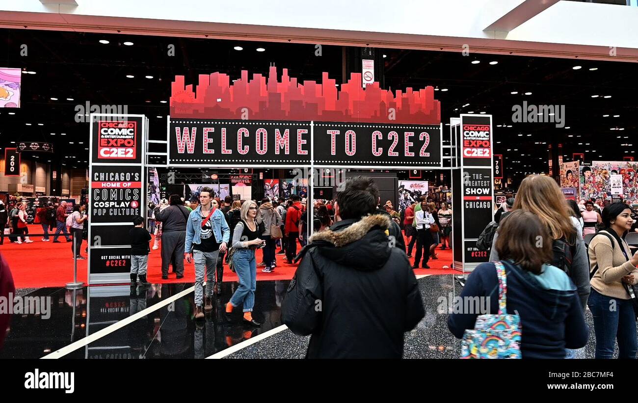 Chicago Comic & Entertainment Expo (WENN.com) 2020 au McCormick place Convention Center de Chicago, il, États-Unis le 28 février 2020 avec: Atmosphère où: Chicago, Illinois, États-Unis quand: 29 février 2020 crédit: Adam Bielawski/ Banque D'Images