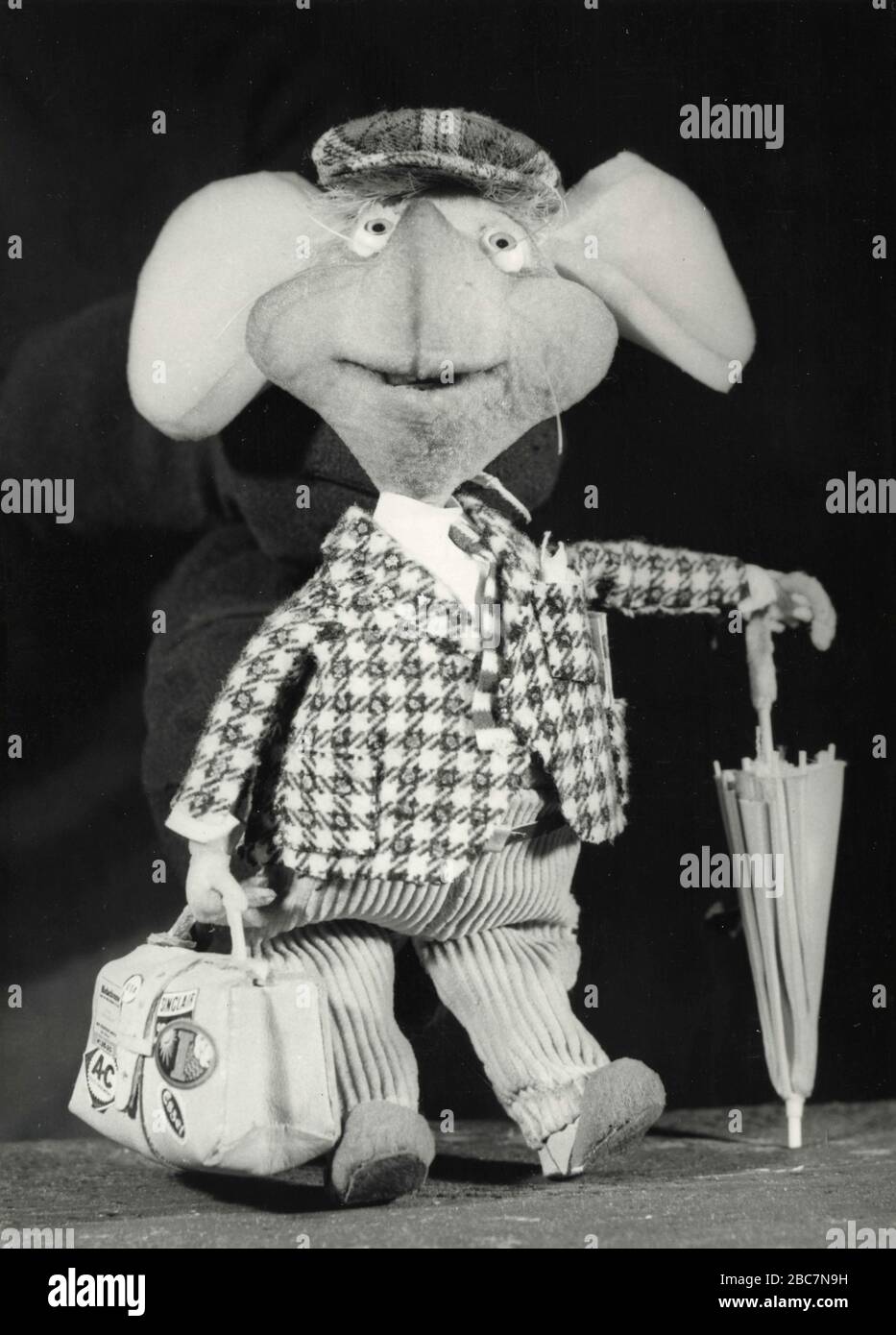 TOPO Gigio, spectacle de marionnettes italiennes des années 1960 Banque D'Images