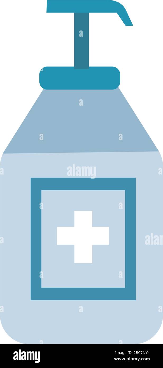 Antiseptique vecteur icône hygiène virus soins des mains lavage des mains, savon antibactérien, utiliser sanitaire antiseptique Illustration à vecteur plat Illustration de Vecteur
