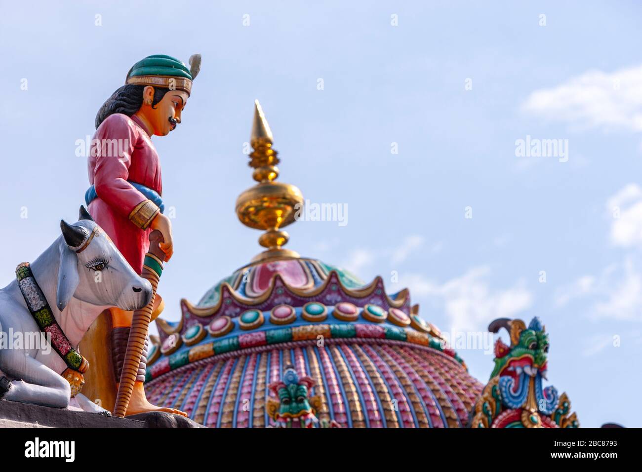 Temple Sri Mariamman, temple hindou., South Bridge Rd, Singapour Banque D'Images