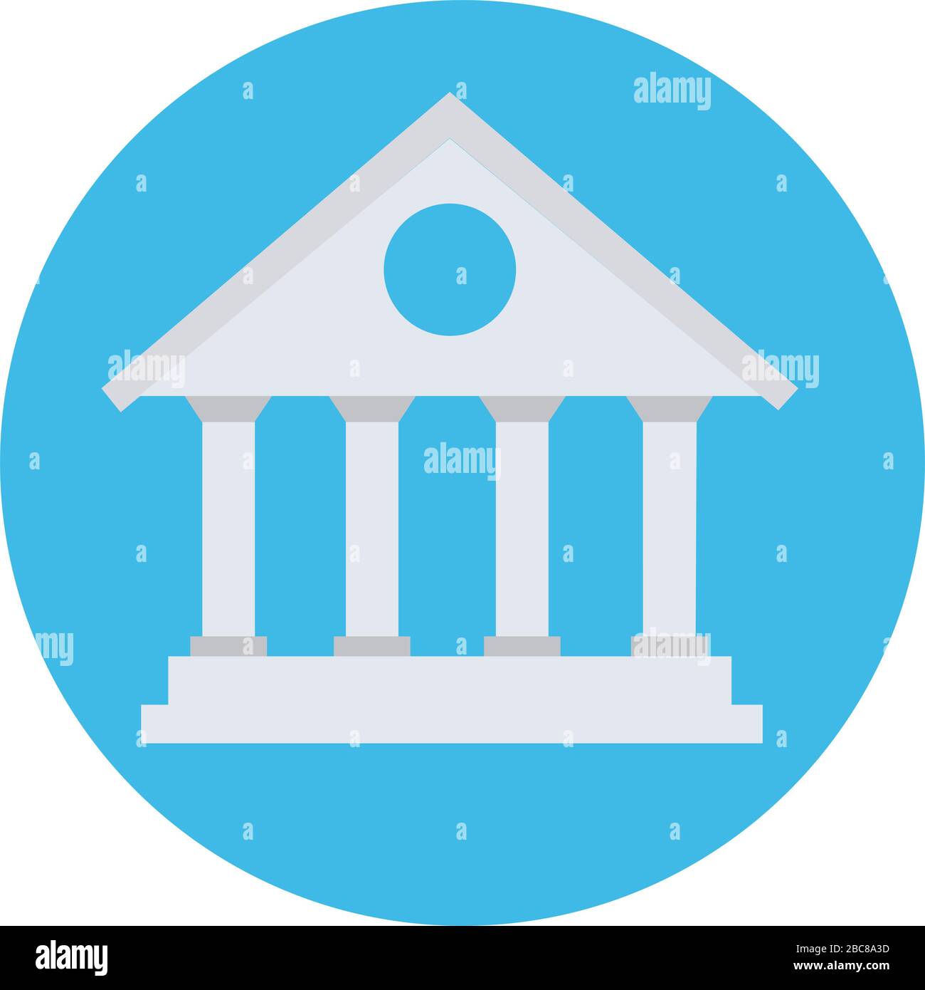 icône de banque illustration de vecteur de bâtiment icône de banque Illustration de Vecteur