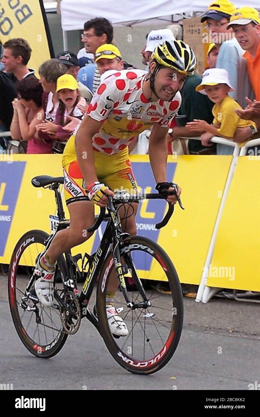 David de la Fuente de Saunier Duval lors du Tour de France 2006