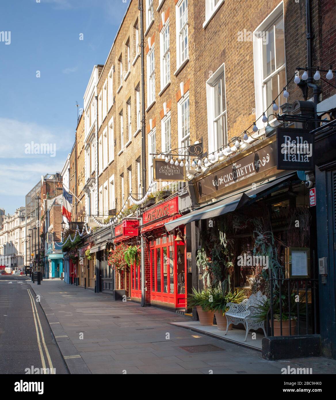 Londres Royaume-Uni 2 avril 2020, Londres sous confinement, rues vides, crédit : Ian Humphreys Banque D'Images