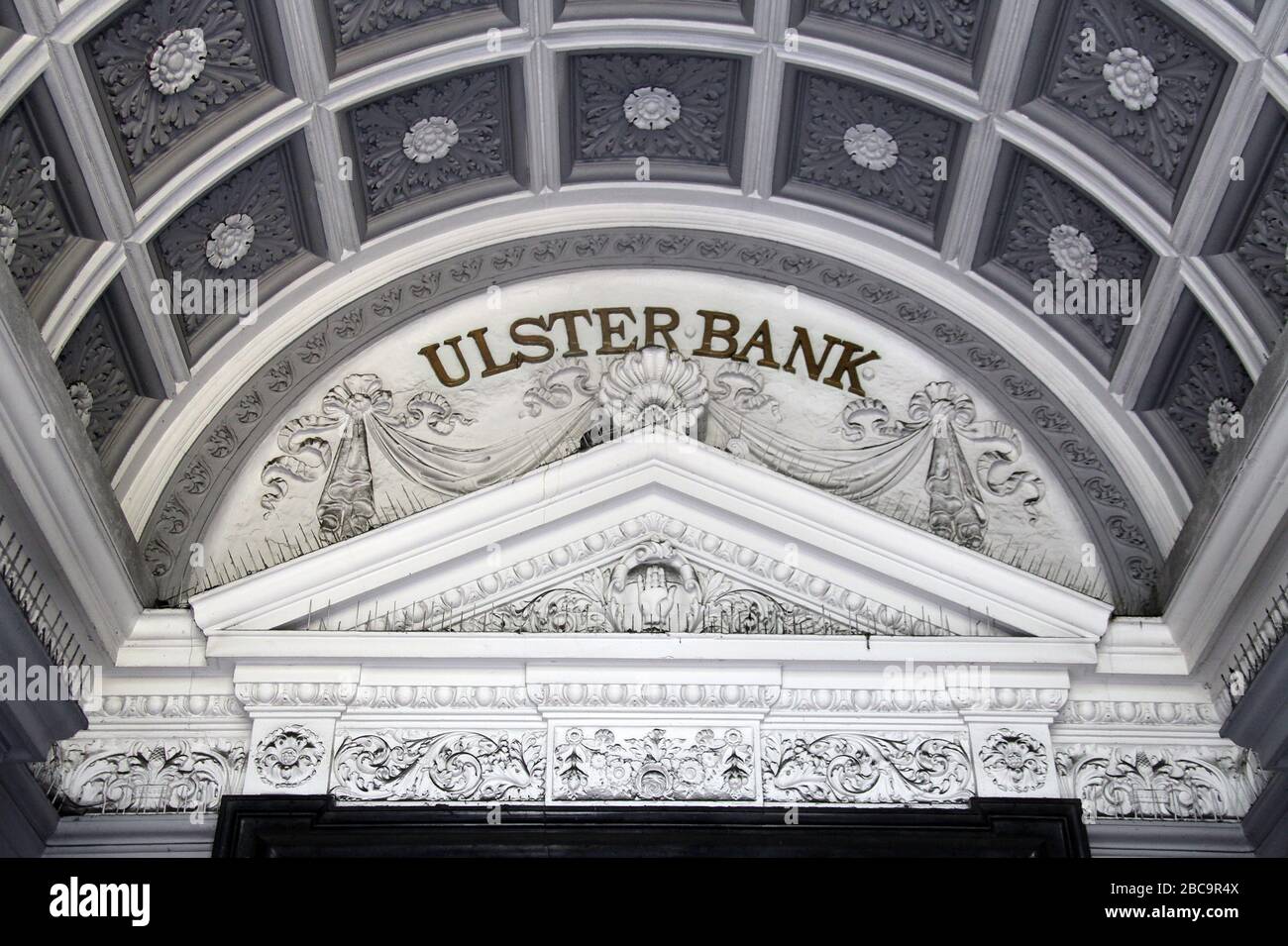 Ancien bâtiment Ulster Bank à Dublin Banque D'Images