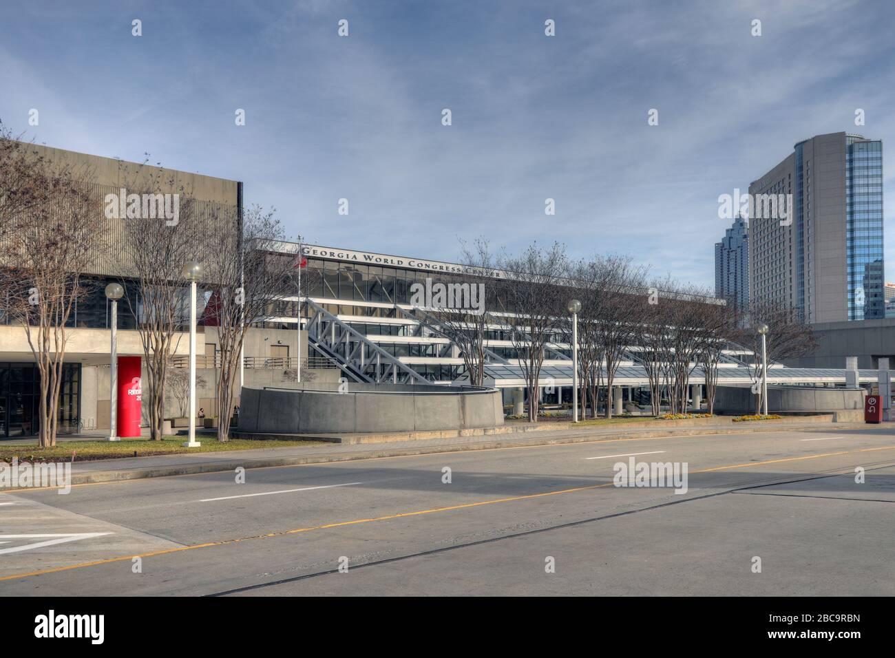 Le Georgia World Congress Center à Atlanta Banque D'Images