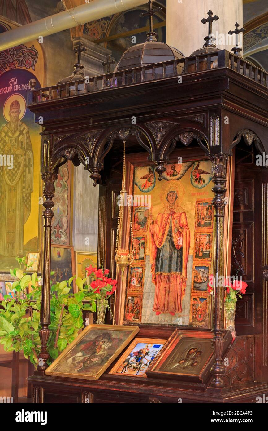 Eglise de la Vierge Marie, Burgas, Bulgarie, Europe de l'est Banque D'Images