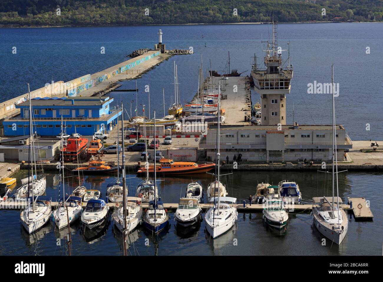 Port de plaisance, Port de Varna, Province homonyme, Bulgarie Photo Stock -  Alamy