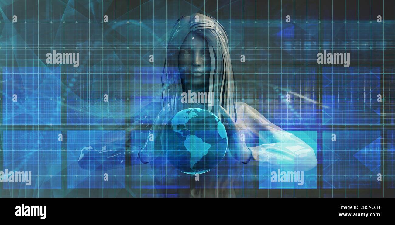 Ingénierie logicielle avec un art de concept technique Banque D'Images