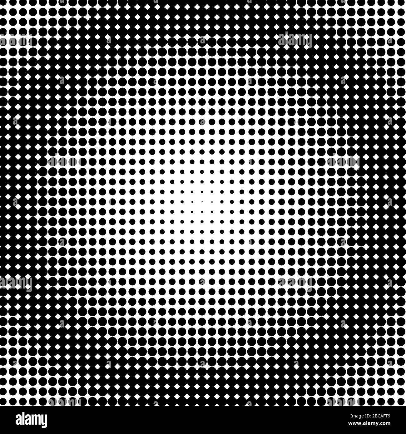 Arrière-plan abstrait de points demi-ton. Illustration vectorielle. Arrière-plan DOTS. Trame demi-ton Illustration de Vecteur