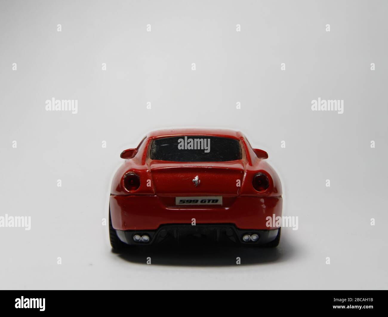 Ferrari 599 GTB Fiorano 1:43 Scale moulé. Banque D'Images