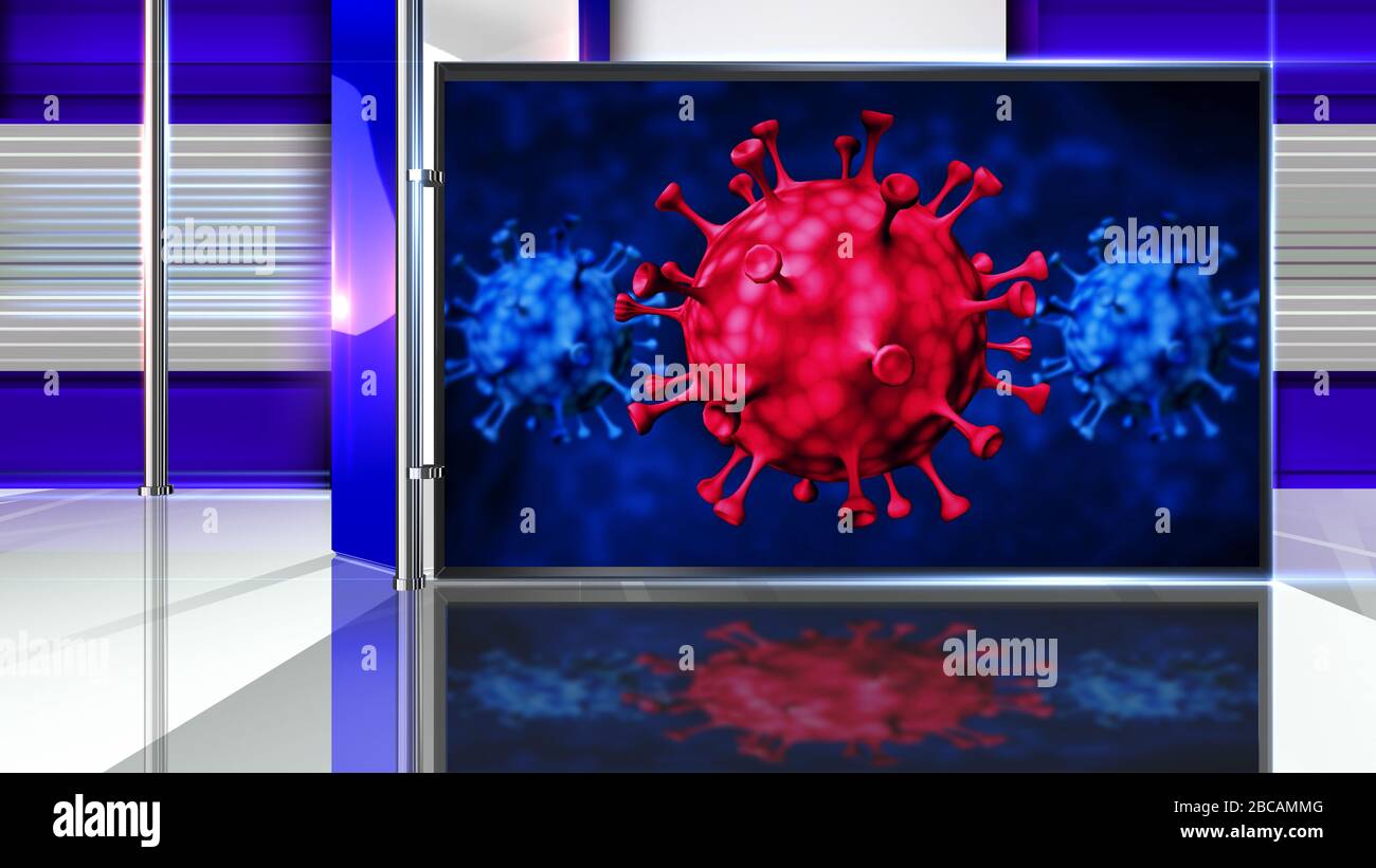 le fond de corona est parfait pour tout type de nouvelles ou de présentation d'information. L'arrière-plan est élégant et propre Banque D'Images