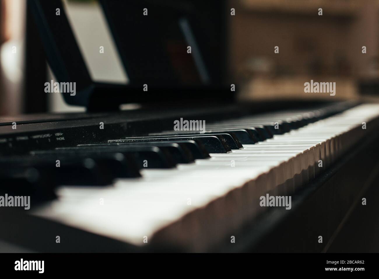 Clavier piano musical INS.clavier piano Banque D'Images