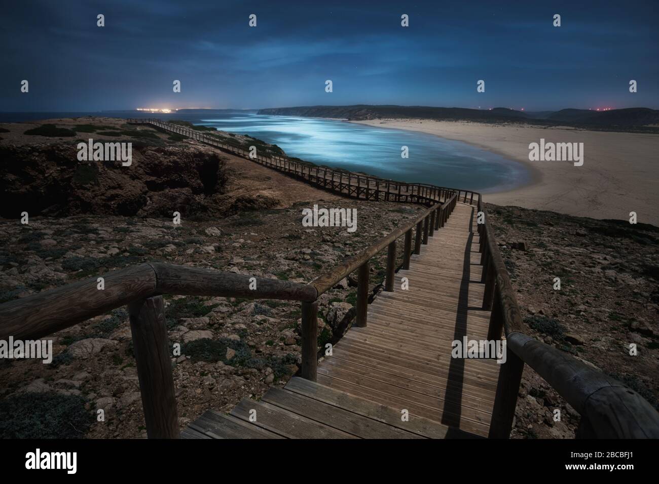 Praia da Carapateira, Costa Vicentina Banque D'Images