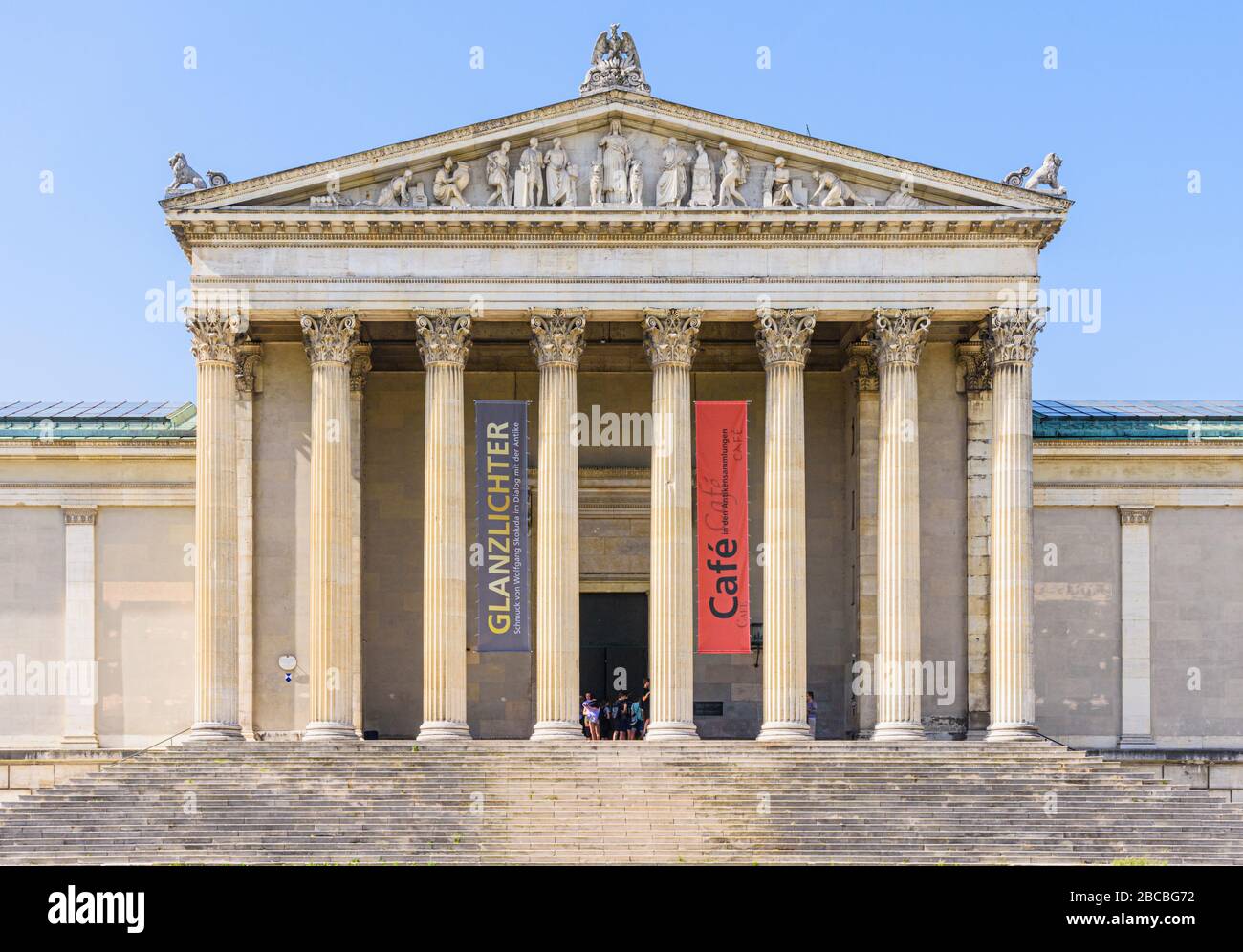 Musée des Antiquités, Konigsplatz, Munich, Allemagne Banque D'Images