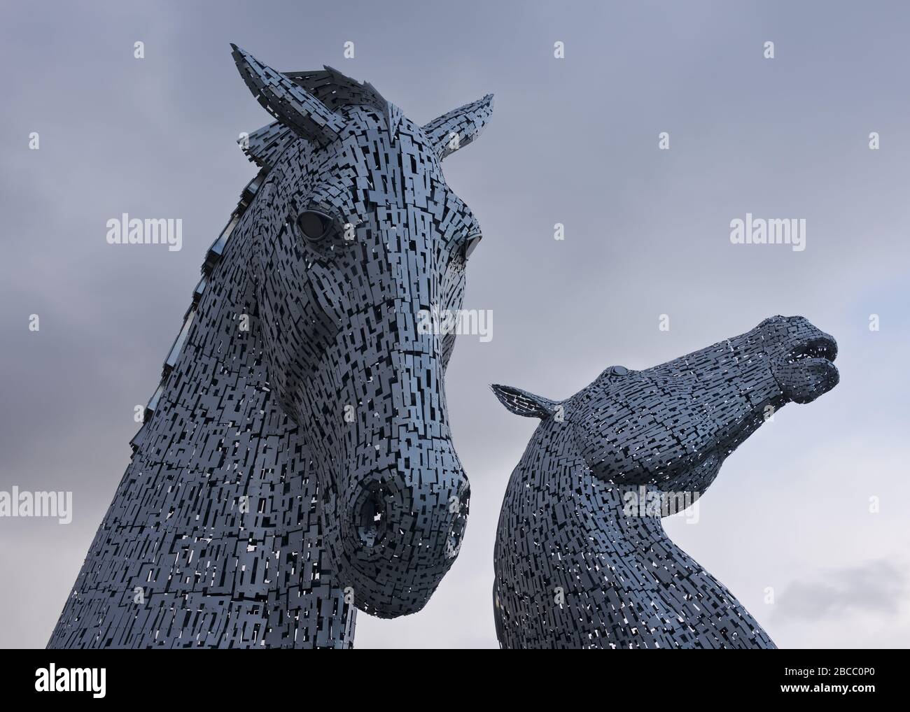 Les Kelpies Banque D'Images