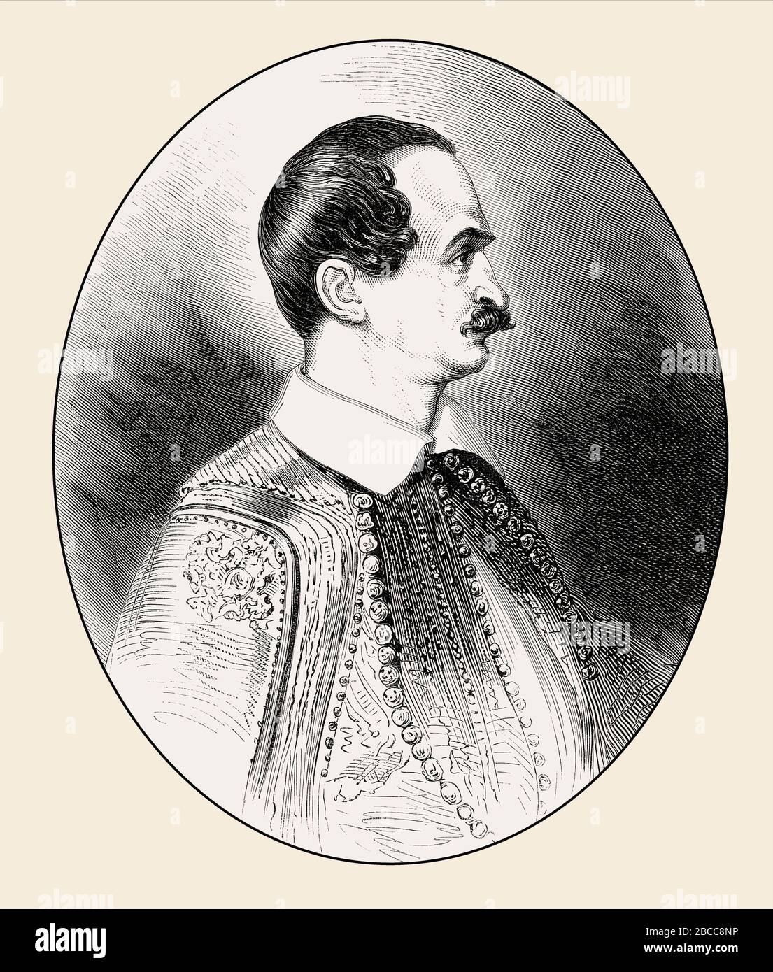 Otto Friedrich Ludwig de Bavière, 1815-1867, le premier roi de Grèce Banque D'Images