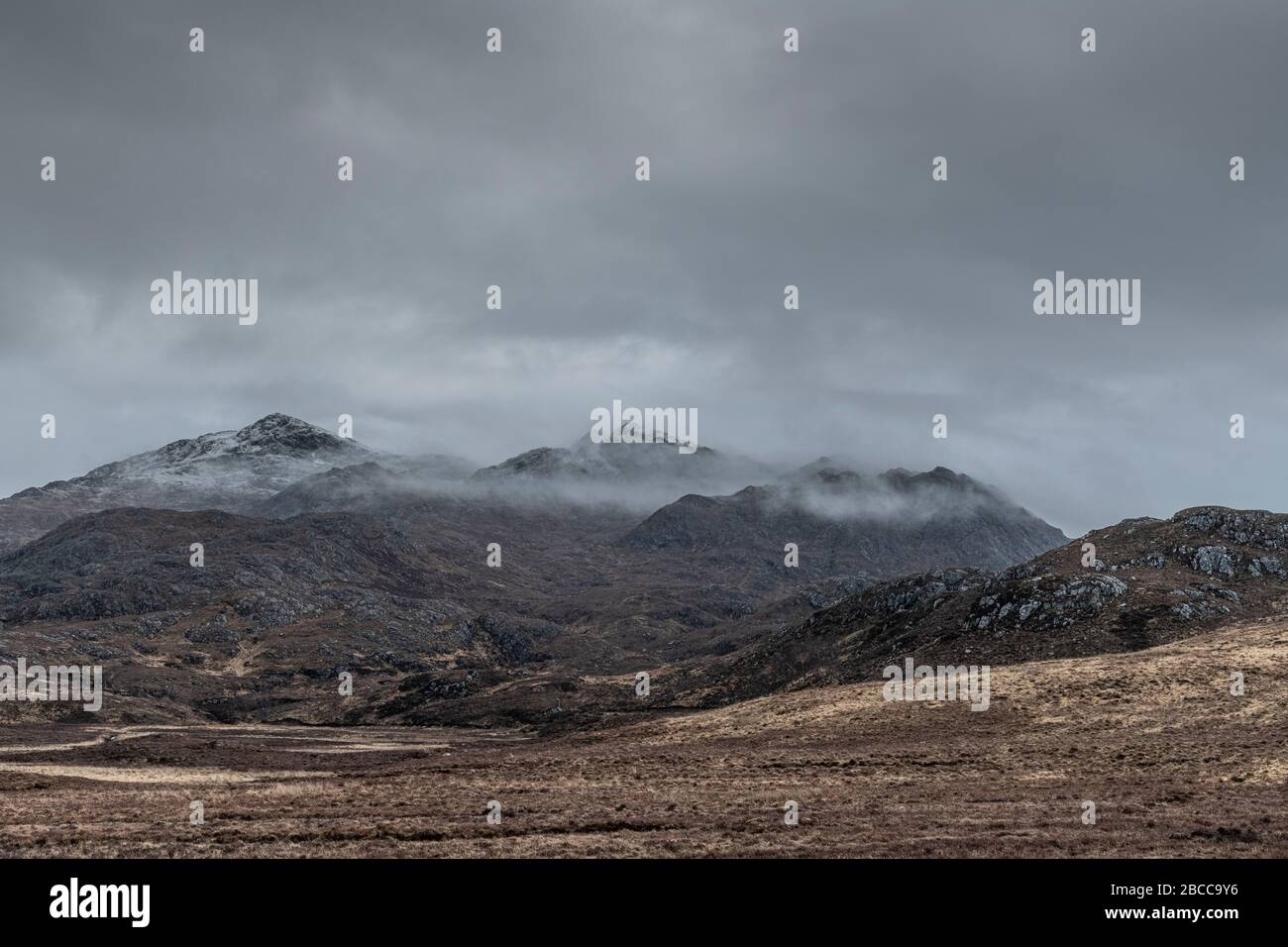 Beinn Airigh Charr montagne Banque D'Images