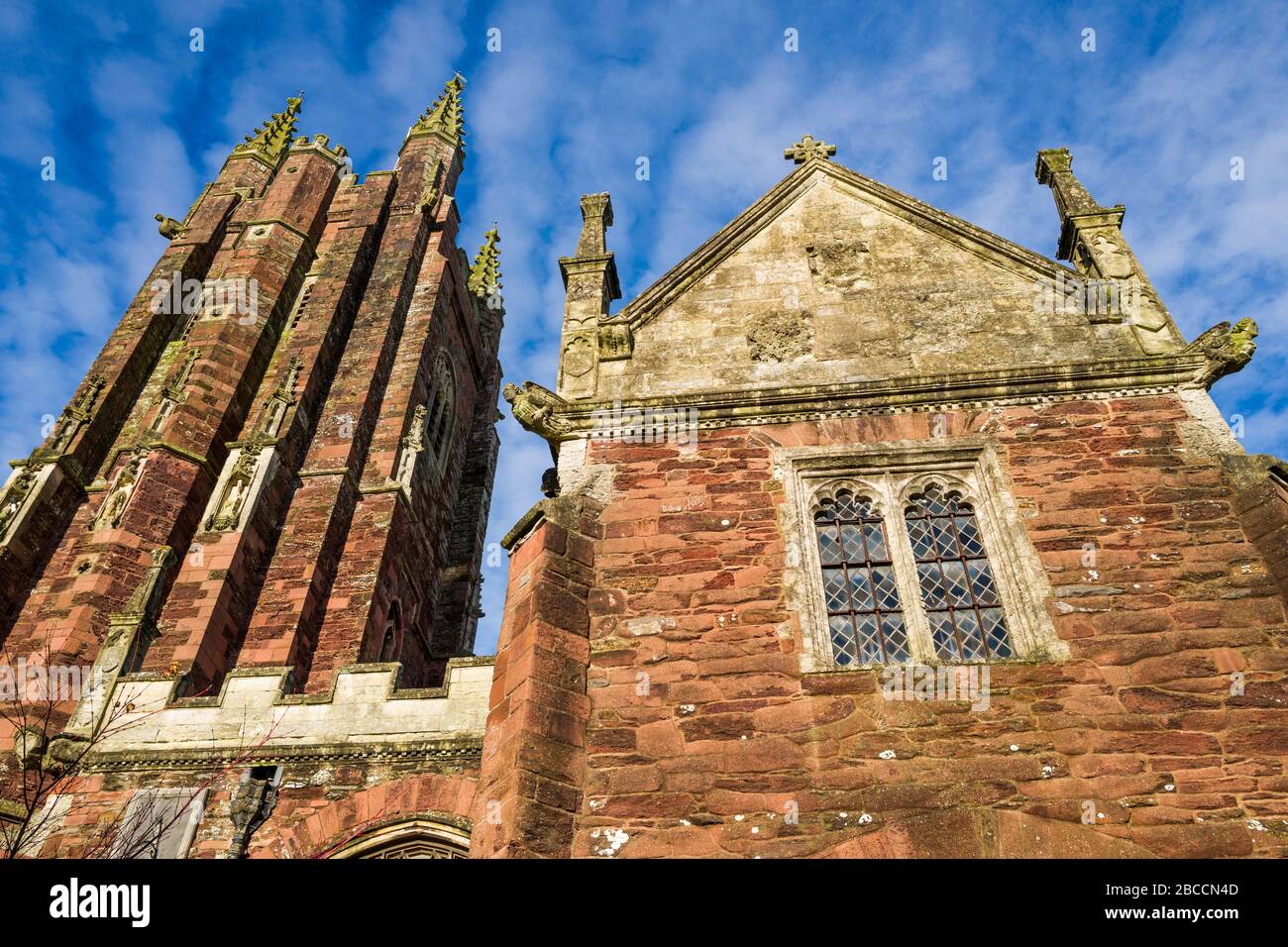 L'église St Mary's est une église paroissiale classée de Grade I à Totnes, Devon, Royaume-Uni. Banque D'Images
