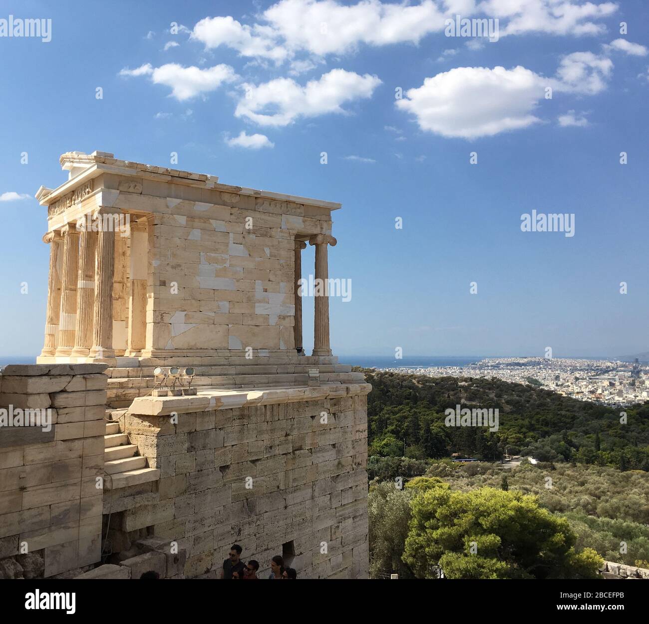 Temple d'Athena Nike, Acropole, Athènes Banque D'Images