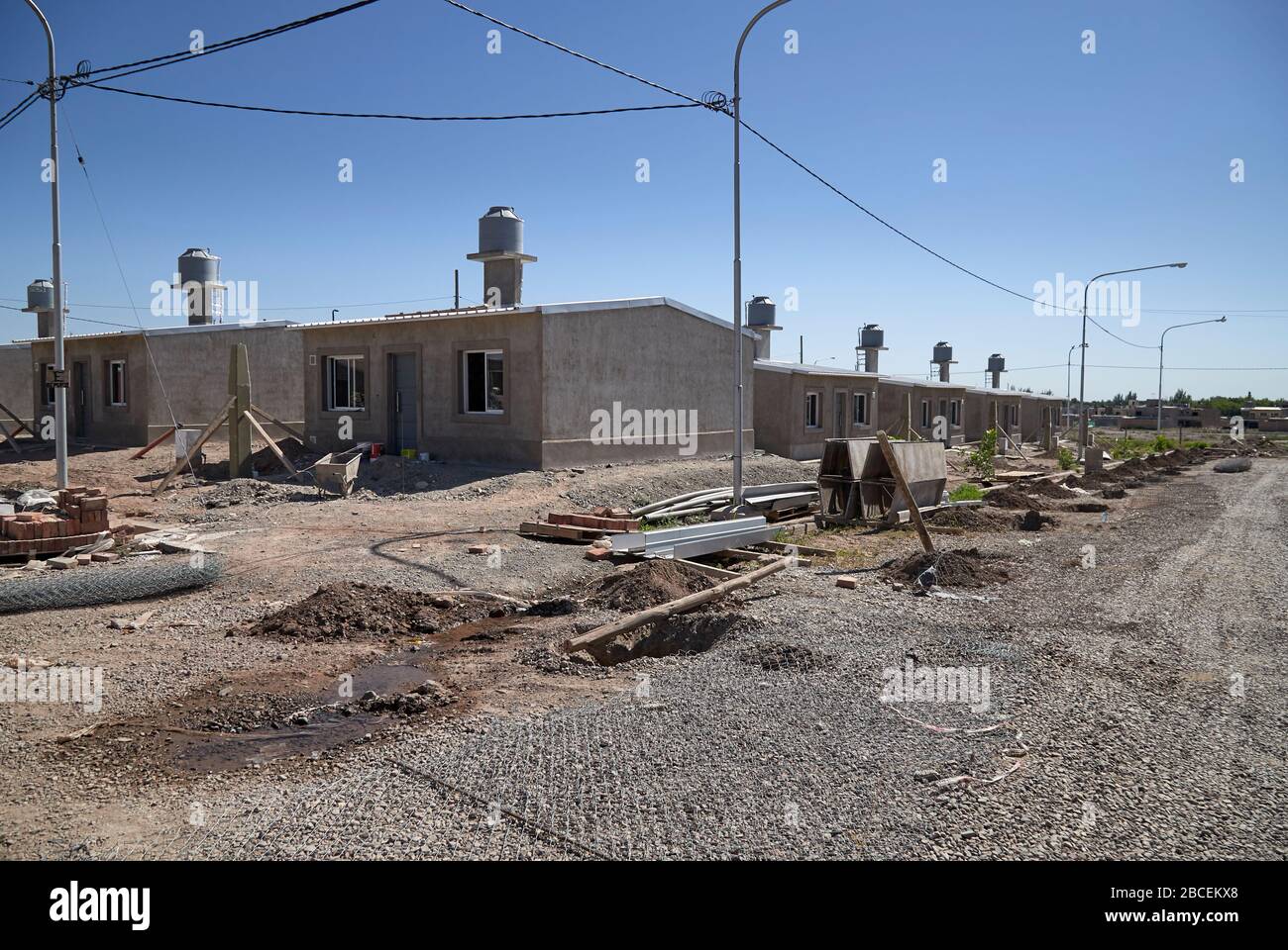 MENDOZA, ARGENTINE, 23 décembre 2019. Lieu de vie, maison familiale flambant neuve, Las Heras. Foto: Axel Lloret / www.allofotografia.com Banque D'Images