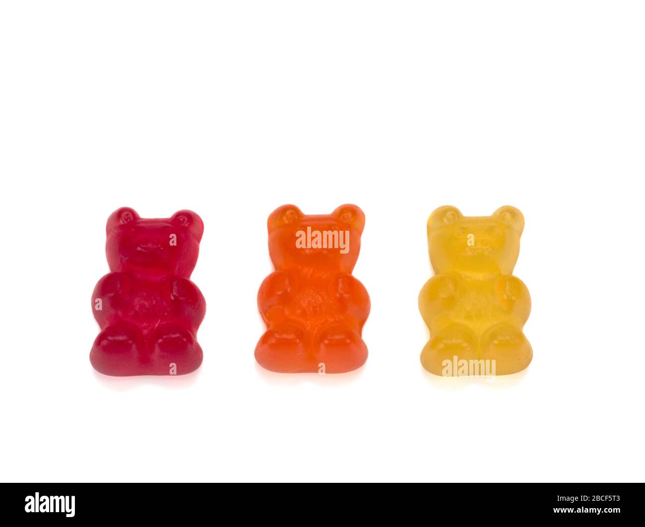 Ours de gummy colorés Banque D'Images