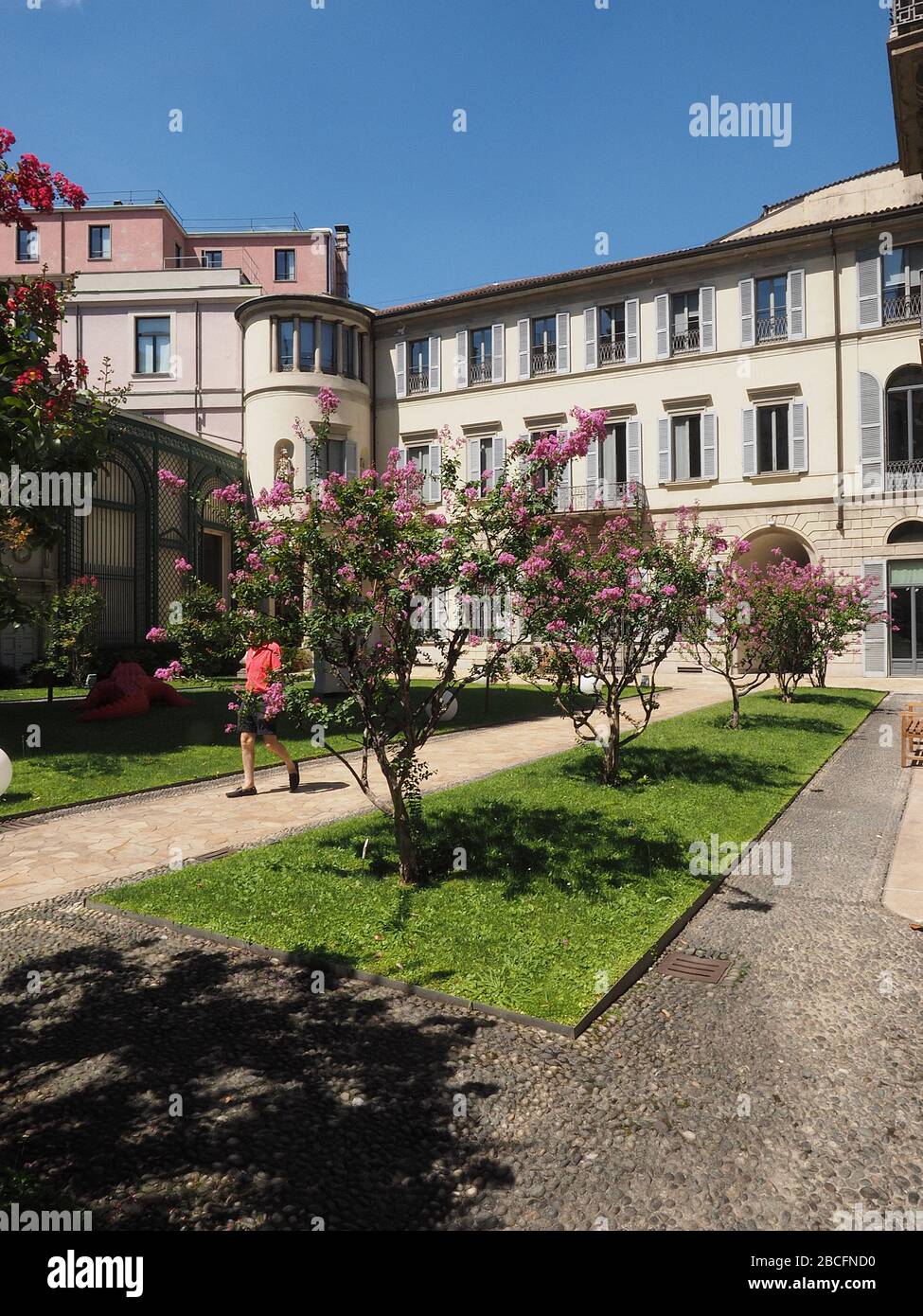 Gallerie d'Italia, Galeries Italie, le musée et centre culturel de la banque Intesa Sanpaolo, Milan, Lombardie, Italie, Europe Banque D'Images