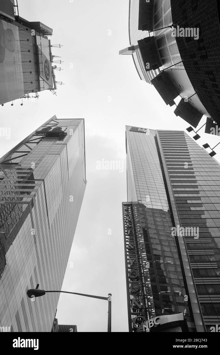 Concorde new york Banque d'images noir et blanc - Alamy