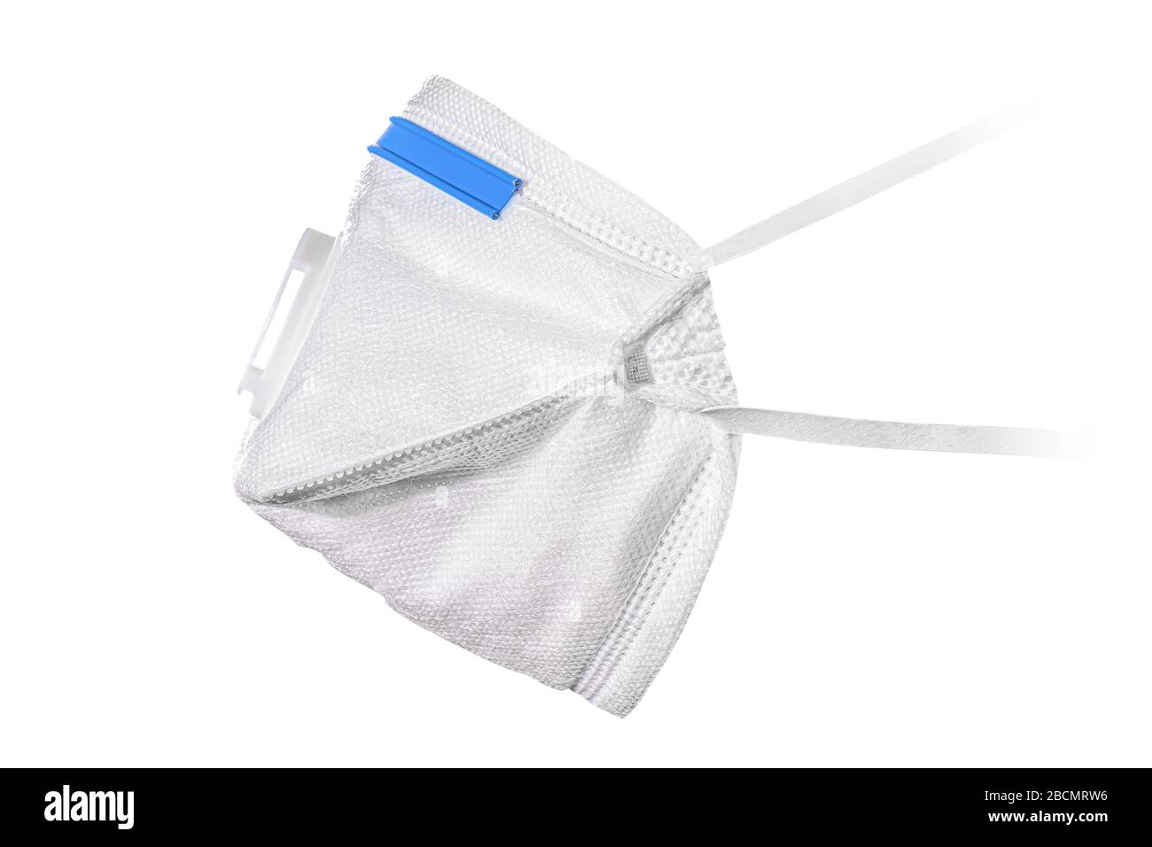 Vue du masque respiratoire jetable FFP3, FFP2. Protection contre le Covid-19, les particules, les gaz. Masque médical anti-poussière fine FFP 3 avec valve respiratoire Banque D'Images