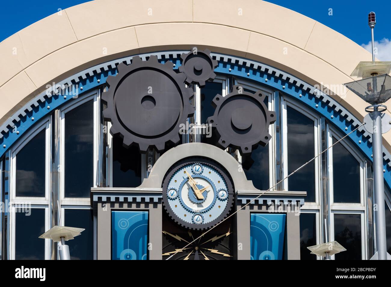 Space Mountain Ride à Tomorrowland au Disney World Resort, Orlando, Floride, États-Unis Banque D'Images