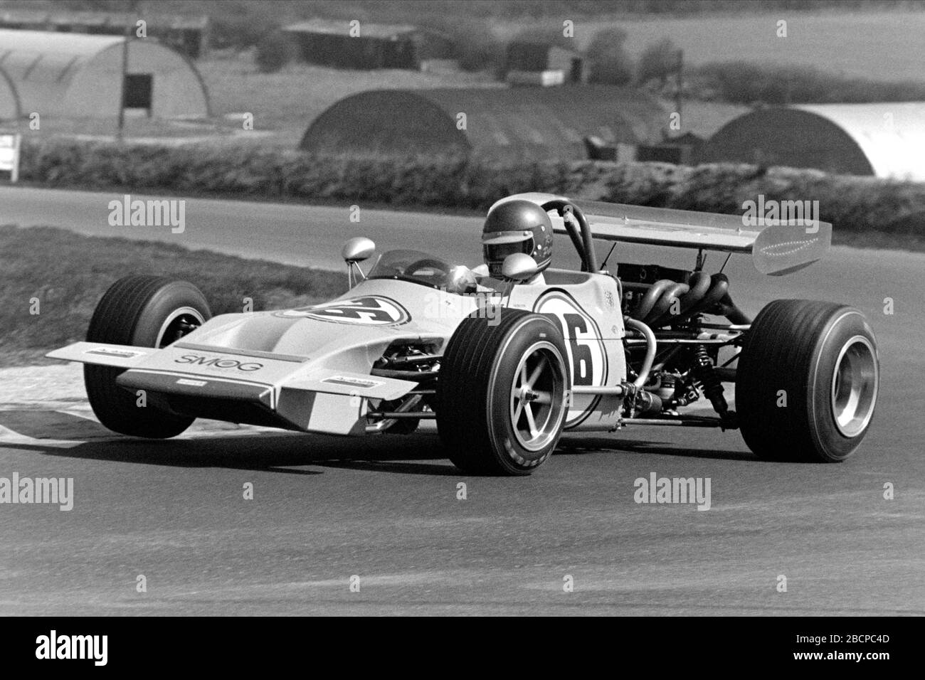 Ronnie Peterson, XXVI B.A.R.C. '200' 1971 pages jaunes - Trophée européenne du Mémorial de Jochen Rindt pour pilotes de Formule 2, circuit de Thruxton de la 2e ronde, Andover, Grande-Bretagne Banque D'Images