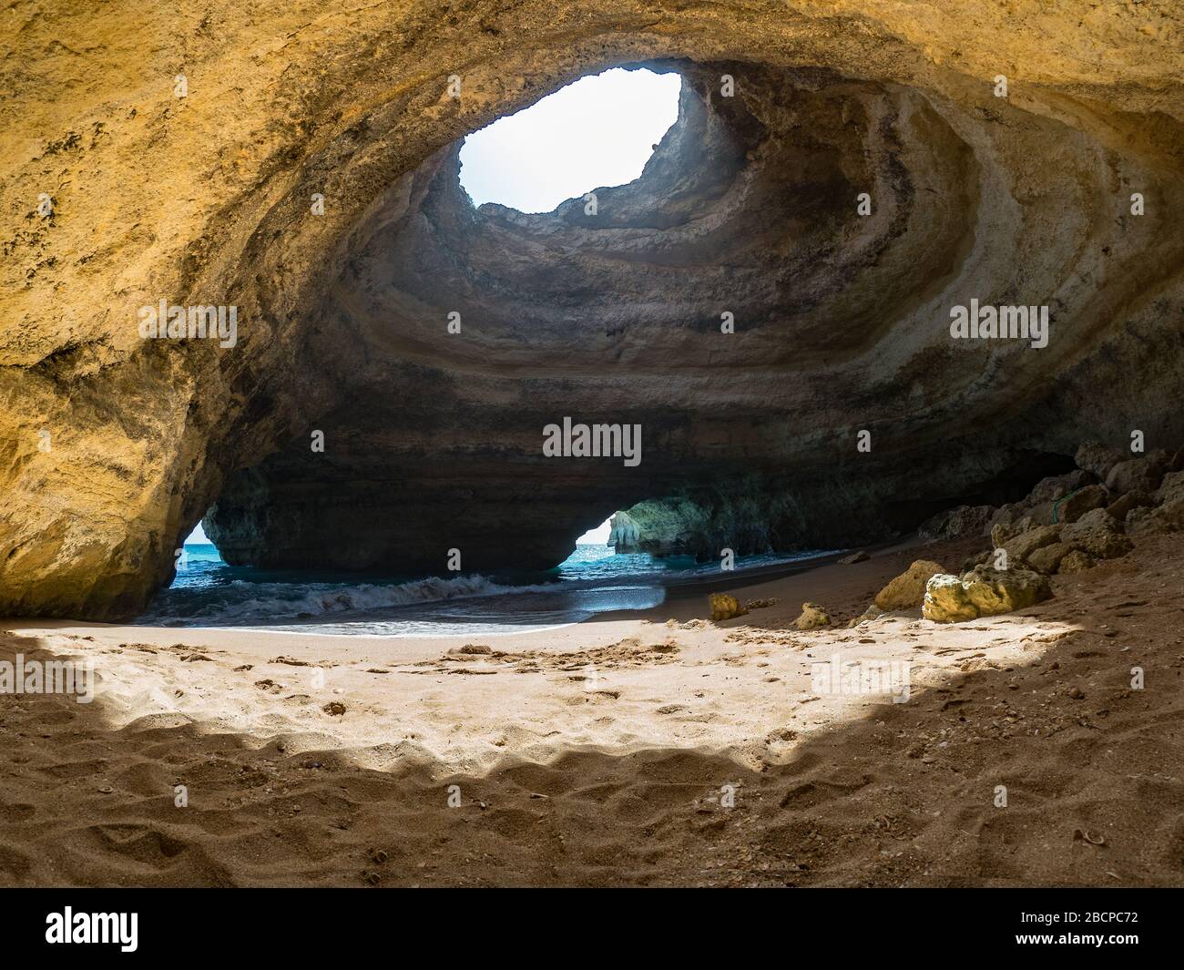 Grotte de la mer de Benagil Banque D'Images