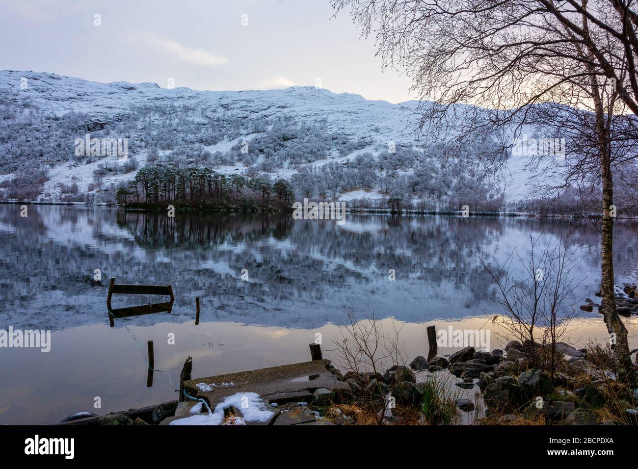 Loch Eilt, Lochaber, Écosse, Royaume-Uni Banque D'Images