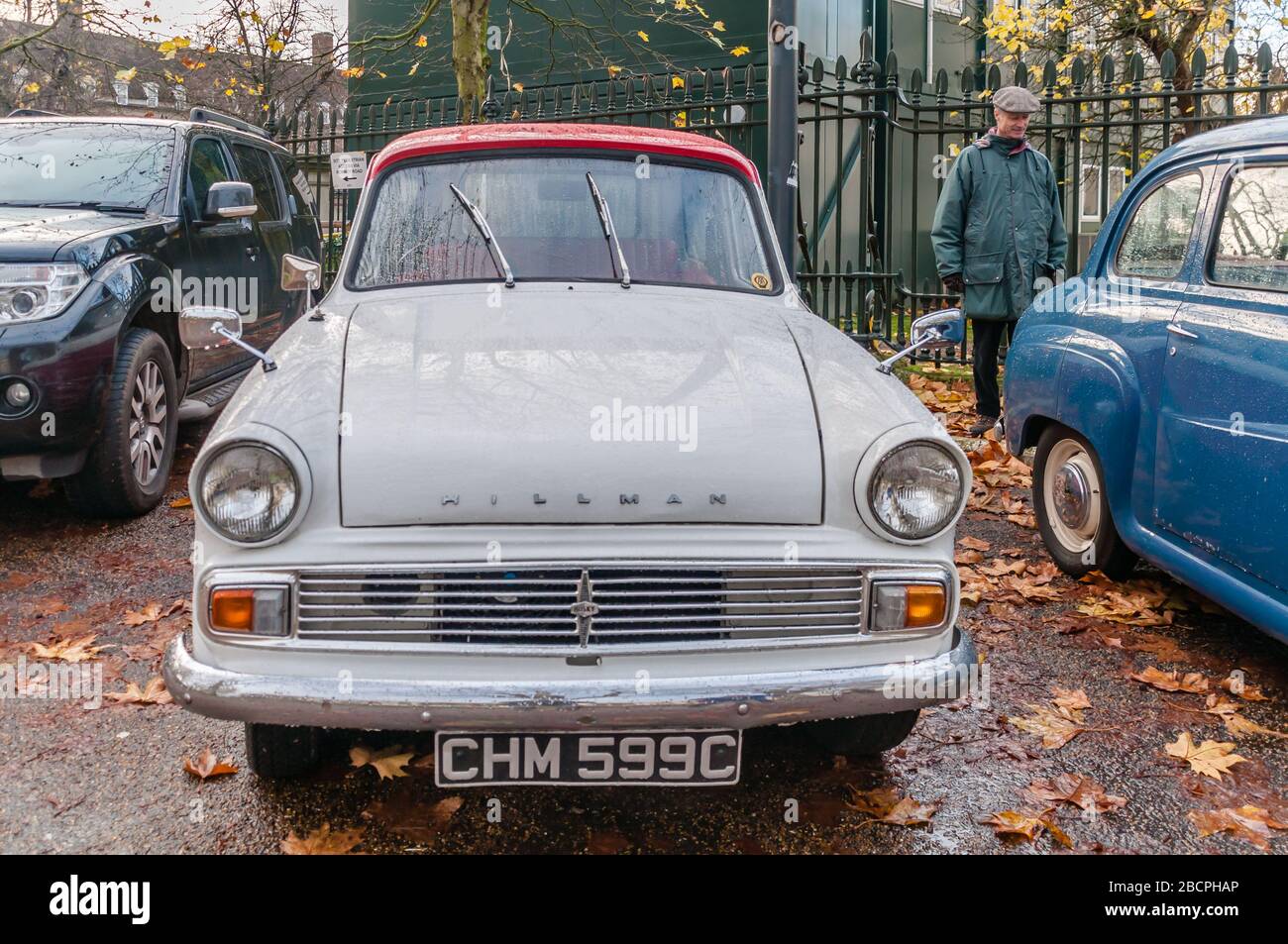 Voiture de succession Hillman Minx d'époque Banque D'Images