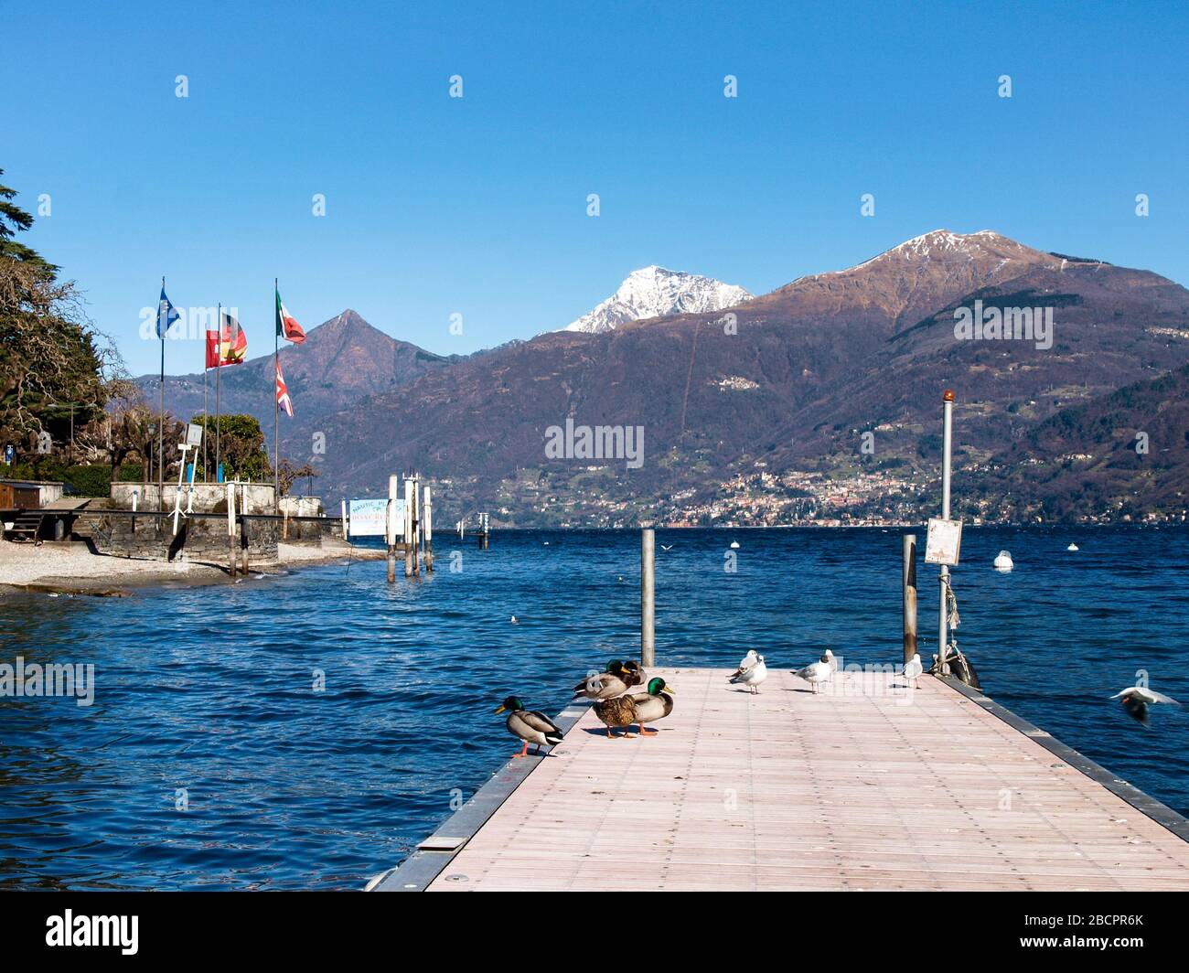 Menaggio Italie : village historique au bord du lac de Côme Banque D'Images